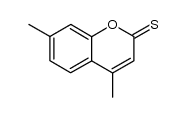4,7-dimethyl-2-thiocoumarin Structure