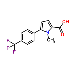 1-Methyl-5-[4-(trifluoromethyl)phenyl]pyrrole-2-carboxylic Acid picture