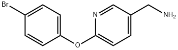 [6-(4-Bromophenoxy)pyridin-3-yl]methanamine structure