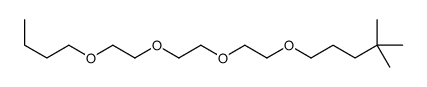 1-[2-[2-(2-butoxyethoxy)ethoxy]ethoxy]-4,4-dimethylpentane结构式