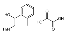 2-Amino-1-(2-methylphenyl)ethan-1-ol ethane-1,2-dioate, 2-Hydroxy-2-(2-methylphenyl)ethylamine oxalate Structure