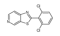 2-(2,6-dichlorophenyl)thiazolo[5,4-c]pyridine structure