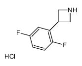 3-(2,5-difluorophenyl)azetidine,hydrochloride Structure