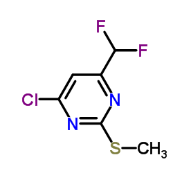 4-Chloro-6-(difluoromethyl)-2-(methylthio)pyrimidine picture