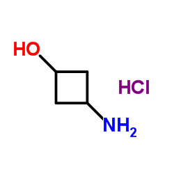 trans-3-Aminocyclobutanol hydrochloride structure