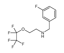 N-(3-Fluorobenzyl)-2-(pentafluoroethoxy)ethanamine结构式