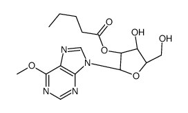 2'-valeryl-6-methoxypurine arabinoside structure