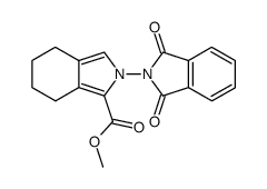 1-carbomethoxy-2-phthalimido-4,5,6,7-tetrahydro-2H-isoindole结构式