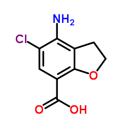 4-Amino-5-chloro-2,3-dihydrobenzofuran-7-carboxylic acid picture