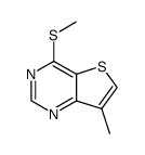 7-methyl-4-(methylthio)thieno[3,2-d]pyrimidine Structure