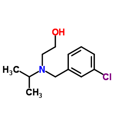 2-[(3-Chlorobenzyl)(isopropyl)amino]ethanol Structure