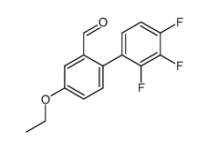 4-ethoxy-2',3',4'-trifluorobiphenyl-2-carboxaldehyde结构式