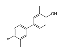 4-(4-fluoro-3-methylphenyl)-2-methylphenol结构式