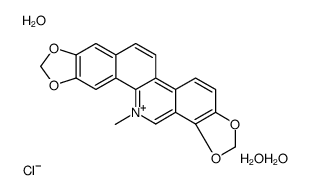 Sanguinarium chloride trihydrate Structure