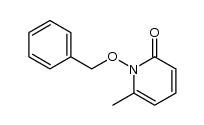 1-Benzyloxy-6-methyl-2-pyridone Structure