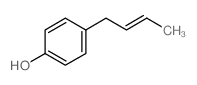 Phenol,4-(2-buten-1-yl)- Structure
