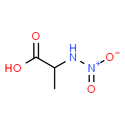 Alanine, N-nitro- (9CI) Structure