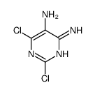 2,6-二氯嘧啶-4,5-二胺结构式