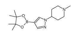 1-甲基-4-[4-(四甲基-1,3,2-二氧硼杂环戊烷-2-基)-1H-吡唑-1-基]哌啶图片