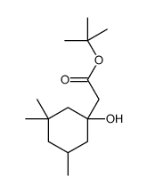 tert-butyl 2-(1-hydroxy-3,3,5-trimethyl-cyclohexyl)acetate Structure