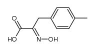 3-(p-Tolyl)-2-hydroxyiminopropionic acid Structure
