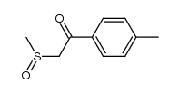 ω-(Methylsulphinyl)-p-methylacetophenon结构式