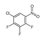 1-chloro-2,3,4-trifluoro-5-nitrobenzene Structure