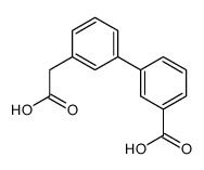 3-[3-(carboxymethyl)phenyl]benzoic acid structure
