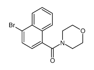 4-[(4-Bromonaphthalen-1-yl)carbonyl]Morpholine结构式