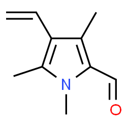 1H-Pyrrole-2-carboxaldehyde,4-ethenyl-1,3,5-trimethyl-(9CI) Structure