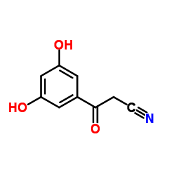 3-(3,5-Dihydroxyphenyl)-3-oxopropanenitrile结构式