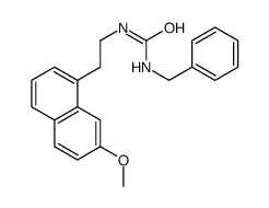 1-benzyl-3-[2-(7-methoxynaphthalen-1-yl)ethyl]urea Structure