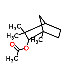 2-Norbornanol, 1,3,3-trimethyl-, acetate structure