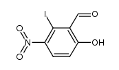 6-iodo-5-nitrosalicylaldehyde结构式