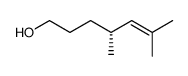 (R)-4,6-dimethyl-5-hepten-1-ol Structure