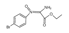 α-amino-α-carbethoxy-N-(4-bromophenyl)-nitrone Structure