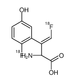 6-fluoro-beta-fluoromethylene-3-tyrosine Structure