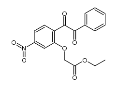 ethyl 2-(5-nitro-2-(2-oxo-2-phenylacetyl)phenoxy)acetate Structure