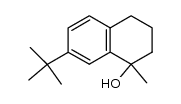 7-tert-butyl-1-methyl-1,2,3,4-tetrahydro-1-naphthol结构式