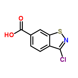 3-Chloro-1,2-benzothiazole-6-carboxylic acid Structure