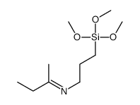 N-(3-trimethoxysilylpropyl)butan-2-imine Structure