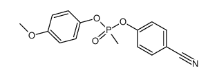 4-cyanophenyl 4-methoxyphenyl methylphosphonate结构式