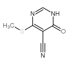 4-(methylthio)-6-oxo-1,6-dihydropyrimidine-5-carbonitrile picture