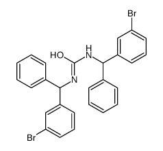 1,3-bis[(3-bromophenyl)-phenyl-methyl]urea结构式