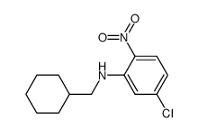 5-chloro-1-(cyclohexylmethyl)-2-nitroaniline结构式