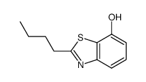 7-Benzothiazolol,2-butyl-(9CI) Structure