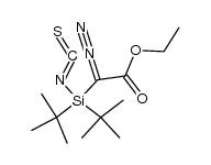 Ethyl 2-[di(tert-butyl)isothiocyanatosilyl]-2-diazoacetate结构式