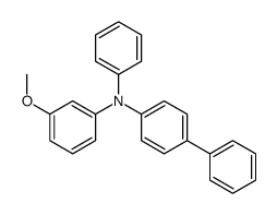 3-methoxy-N-phenyl-N-(4-phenylphenyl)aniline结构式