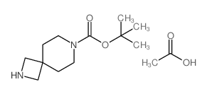2,7-二氮杂螺环[3.5]壬烷-7-羧酸叔丁酯乙酸盐结构式