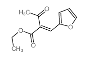 Butanoic acid,2-(2-furanylmethylene)-3-oxo-, ethyl ester结构式